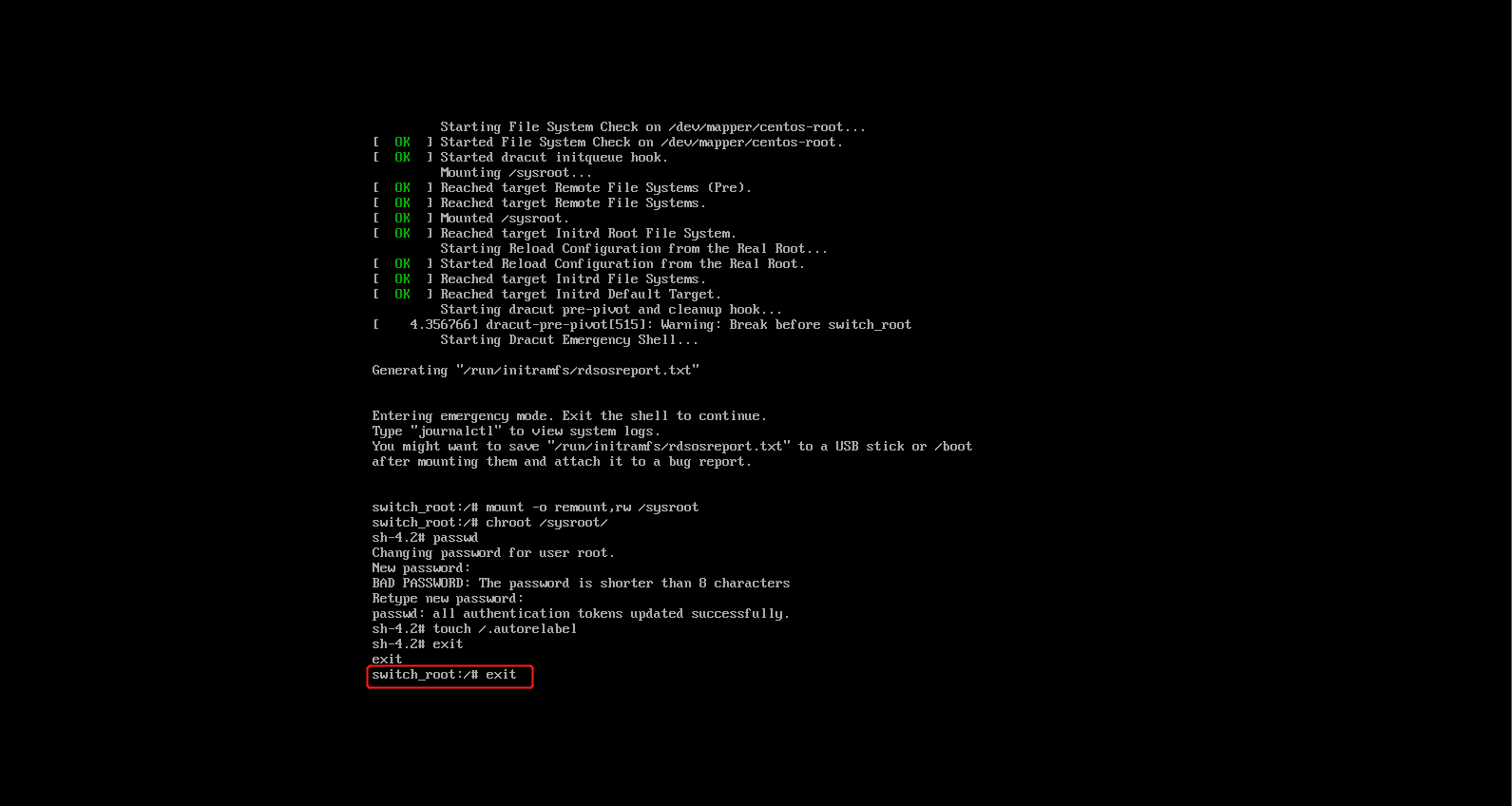 centos7重置密码-图5