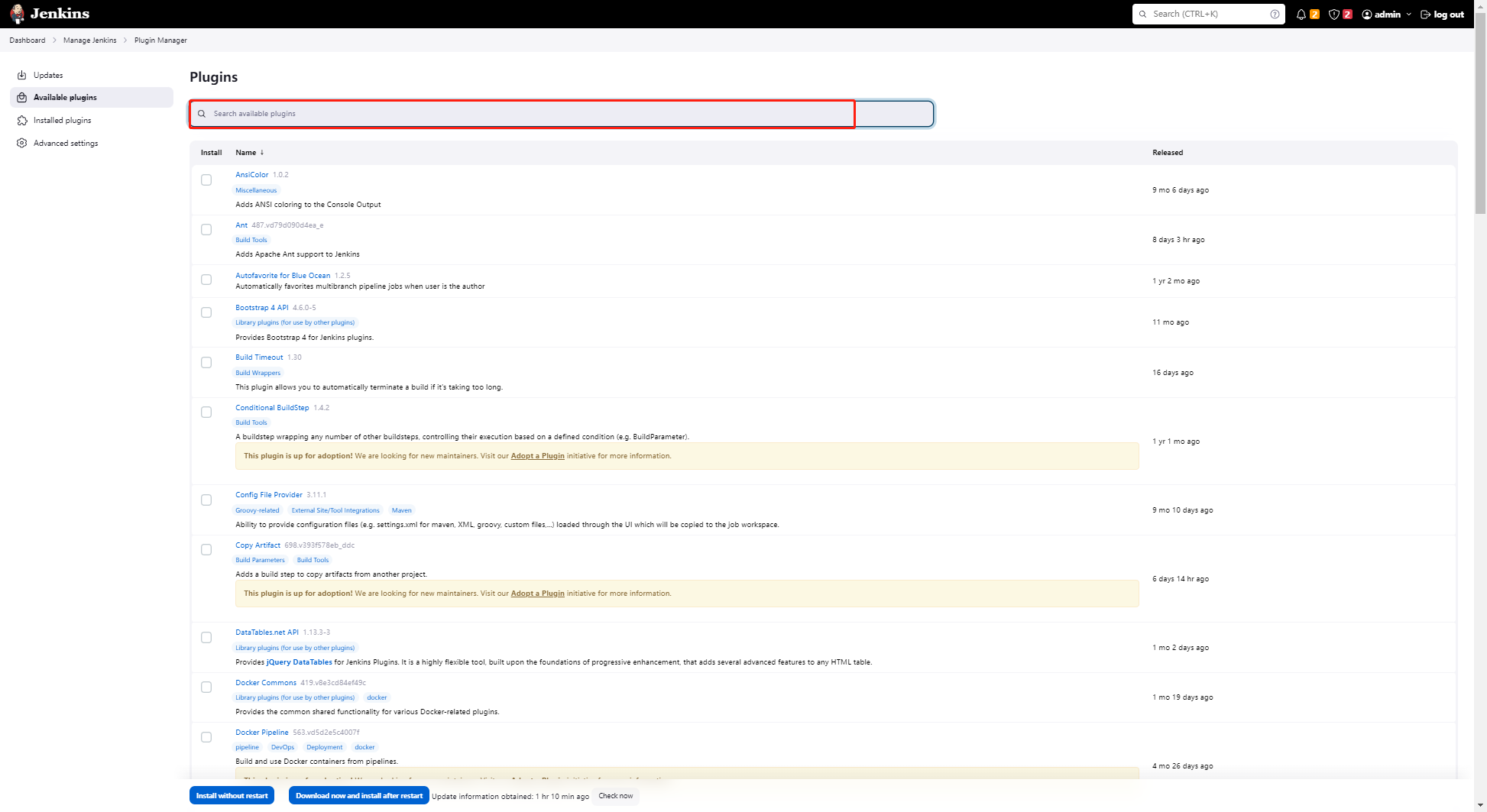 Jenkins插件安装-7