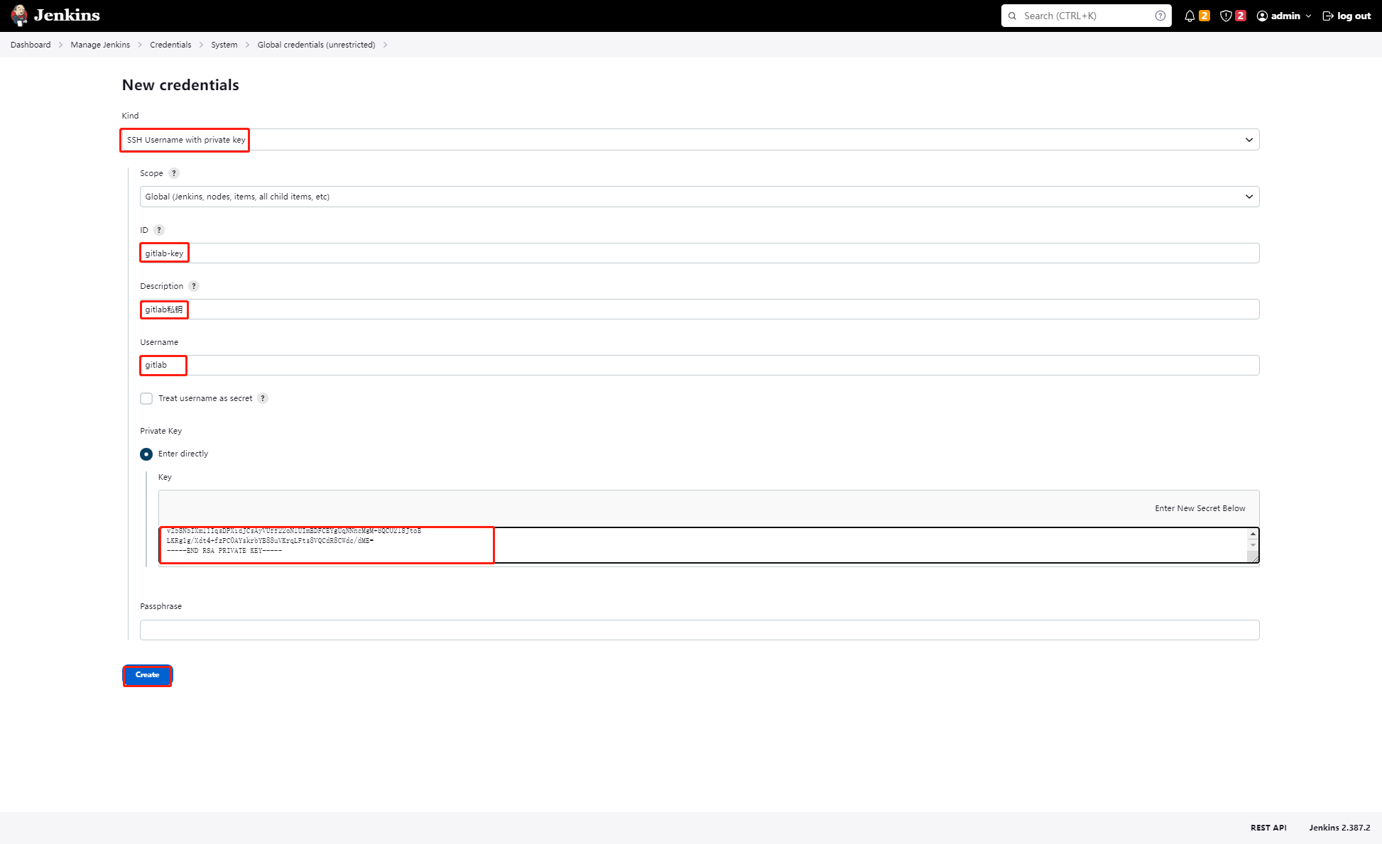 配置GitLab Key-3
