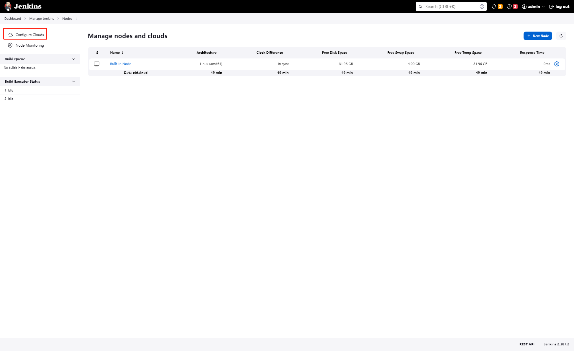 Jenkins 配置 Kubernetes 多集群-2