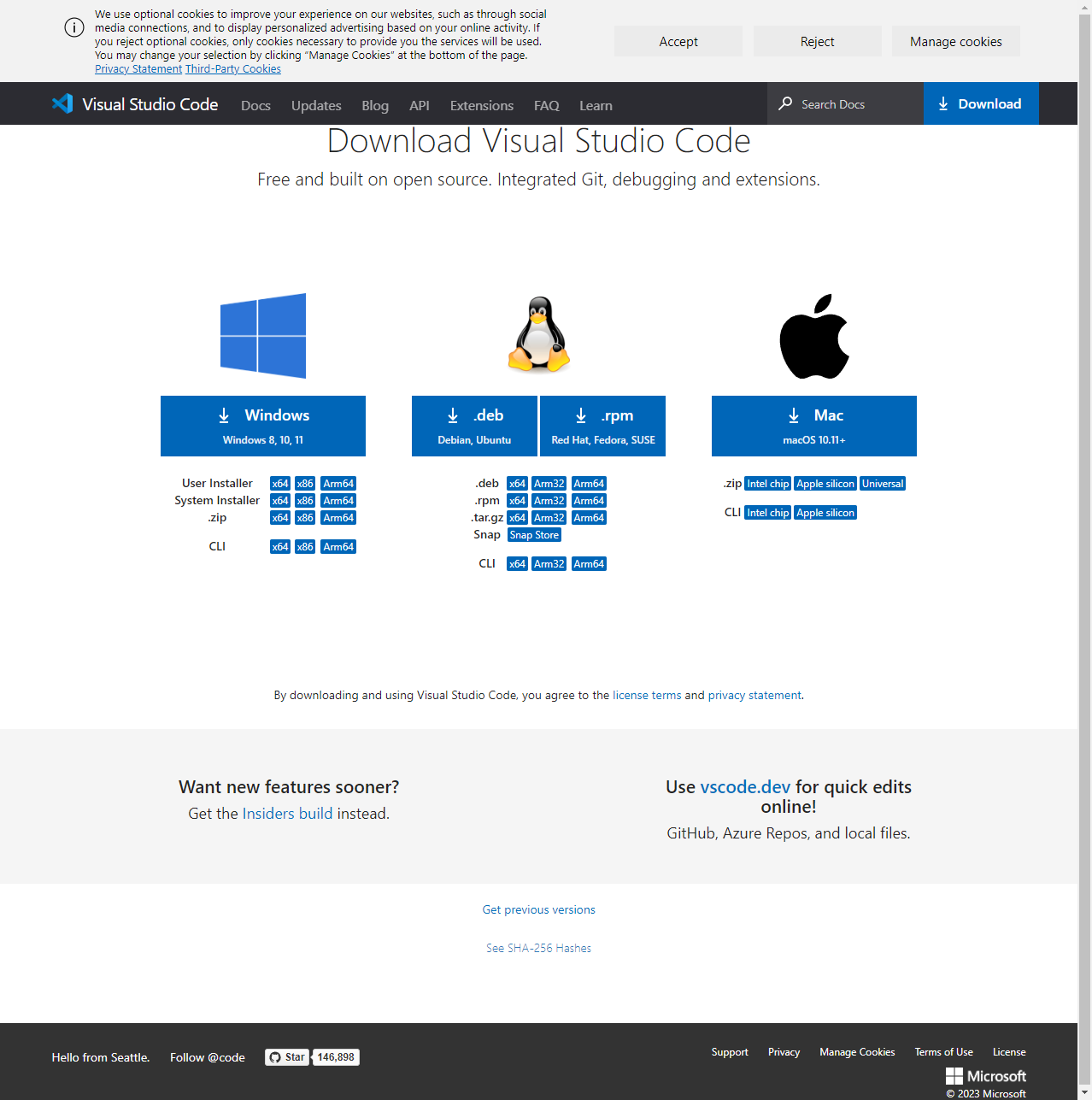 VSCode官网