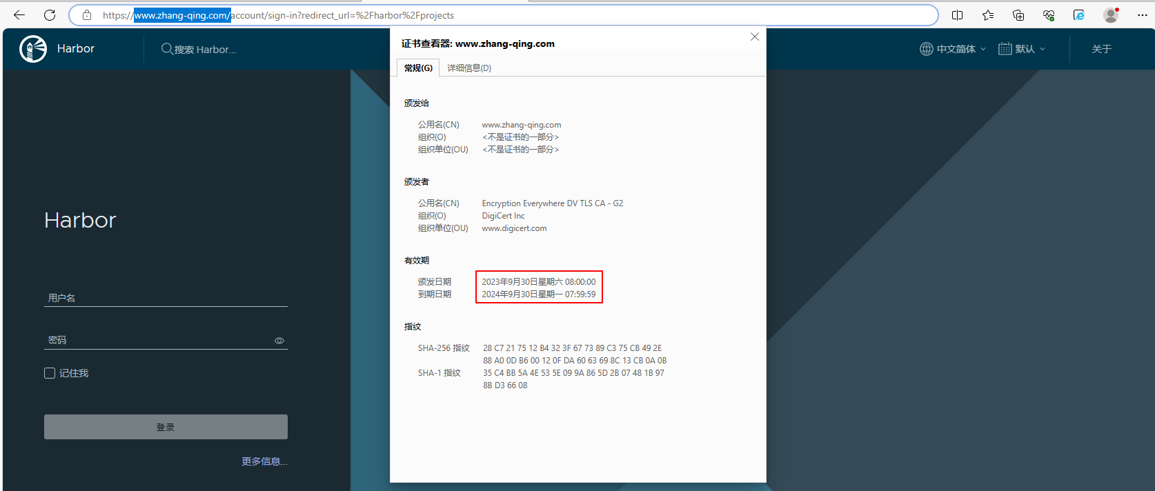 访问web界面